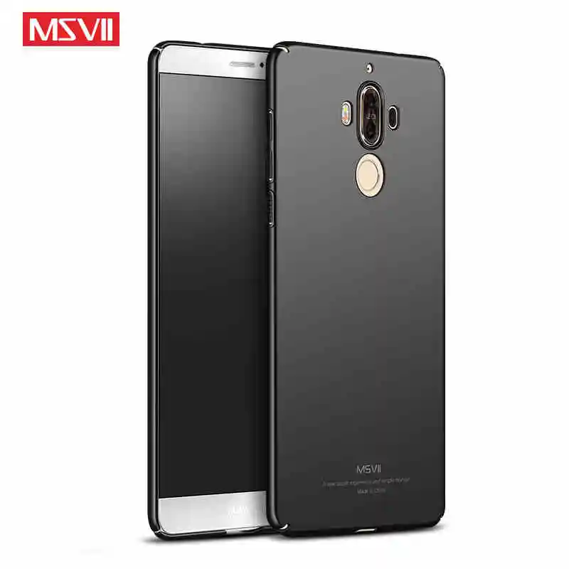 Для huawei mate 9 чехол MSVII кольцо на палец тонкий матовый чехол для huawei mate 9 Pro Чехол-держатель PC задняя крышка mate 9 mate 9 Pro