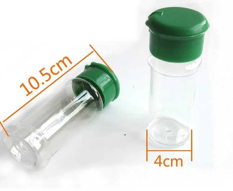 2 шт полупрозрачные пластиковые специи Солонка и перечница с дырочками сверху