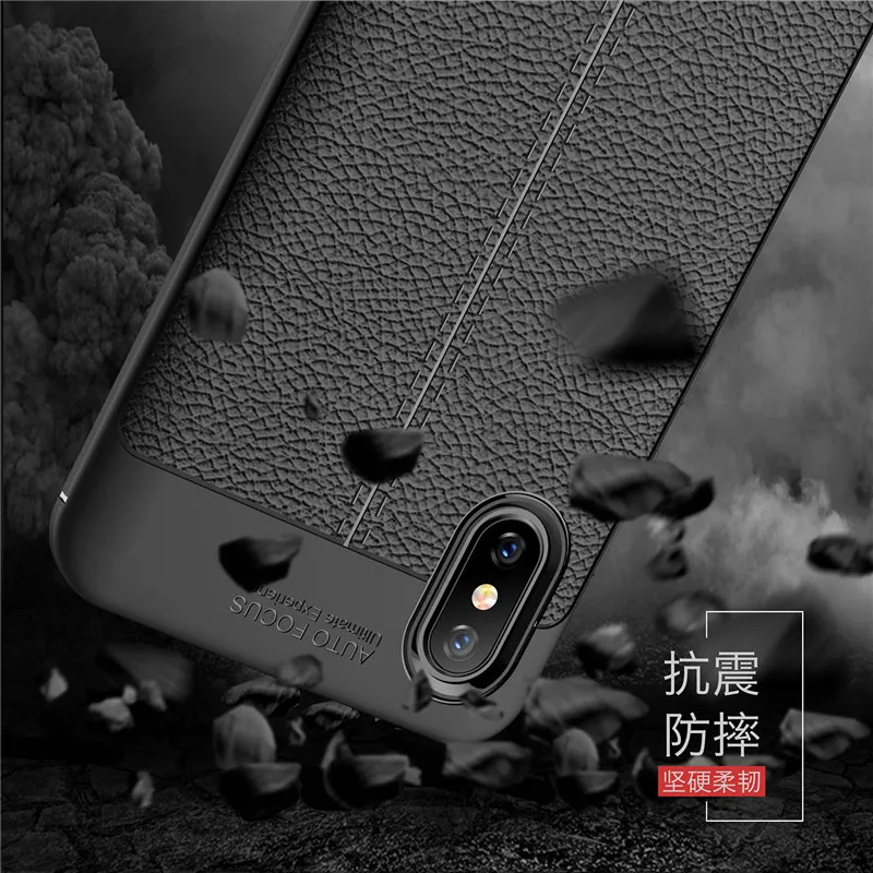 Для xiaomi mi 8 pro Чехол для глобальной версии из углеродного волокна ТПУ силиконовый