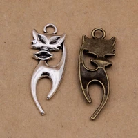 100pcslot 1335mm animal charm cat for diy jewelry making