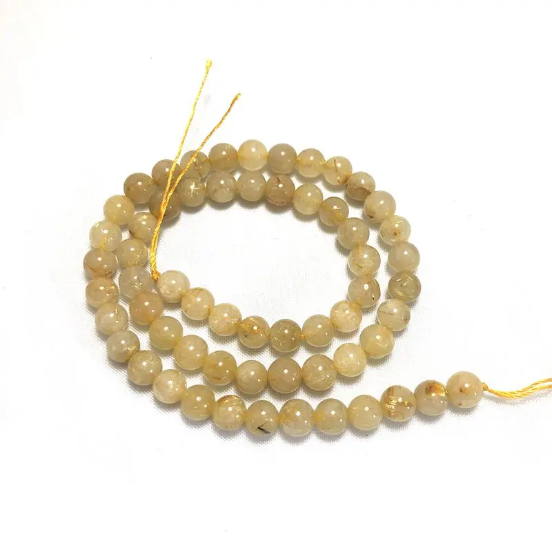 This has a natural semi-finished blonde crystal of 6mm size for DIY bracelet necklace | Украшения и аксессуары