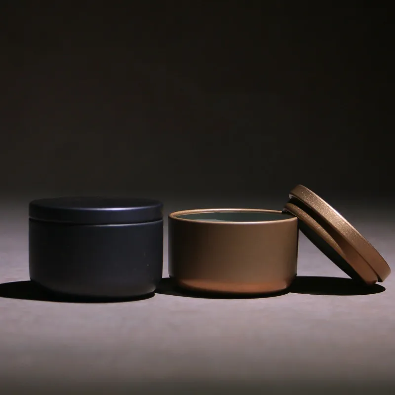 6 шт./лот мини металлическая коробка портативные чайные банки японский стиль для