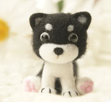 Meng мультяшный набор для домашних животных шерстяной рукоделия войлок игла