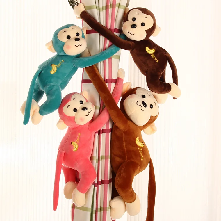 

lovely prone monkey plush toy about 40cm long arms monkey soft doll Christmas gift w1429