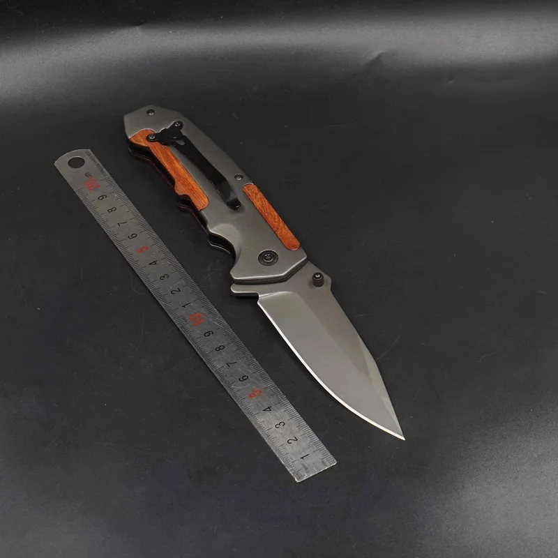 Походный Складной нож Тактический для выживания Титан 440C Лезвие боевой охоты