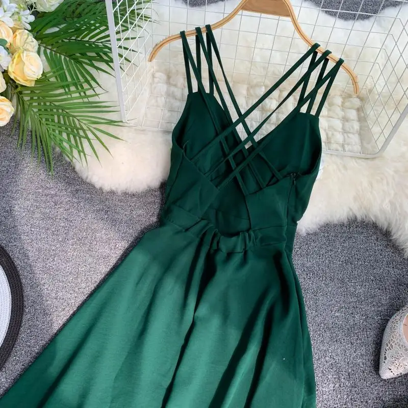 Новинка 2019 модные женские платья летнее сексуальное платье на бретельках тонкое