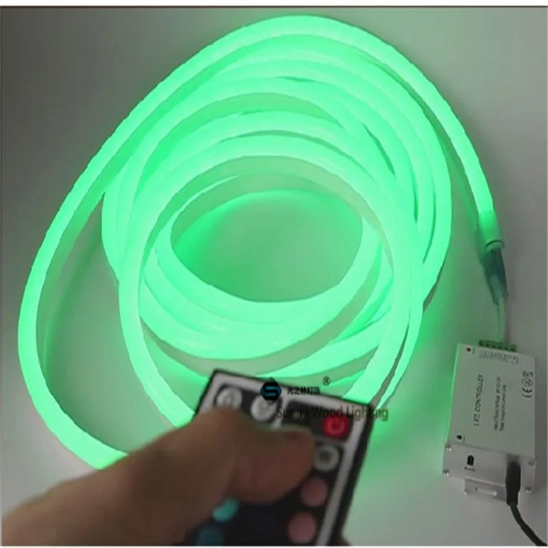 5 15 м Стандартный RGB неоновый гибкий 72 шт. 5050SMD/m Изменение цвета светодиодные
