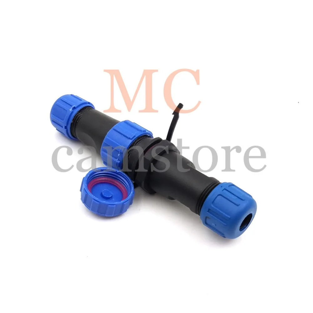 SP13 4 Контакты водонепроницаемый разъем IP68 штекер-гнездо и гнездо-штекер провода