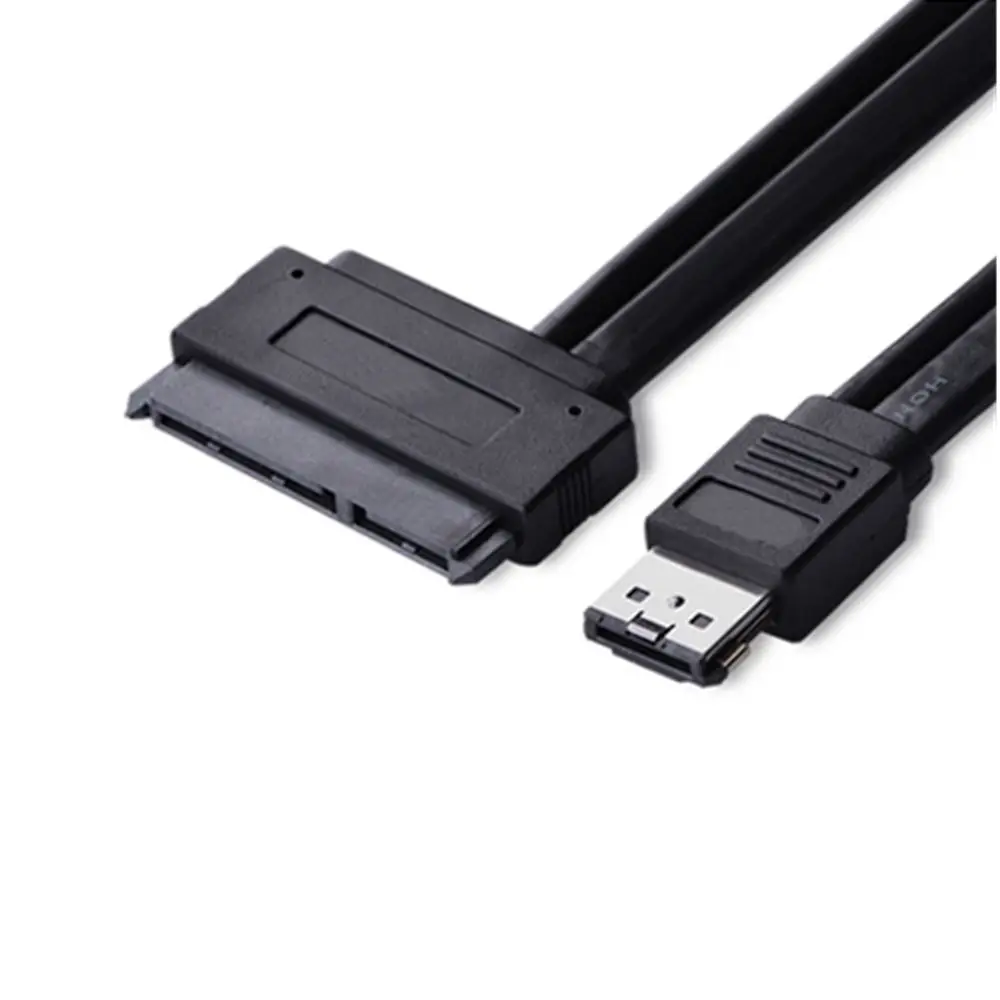 Esтап DUAL POWER OVER ESATA(5V + 12V) к SATA 15 7P 22 контактный кабель адаптера данных 2 5 &quot3 5&quot