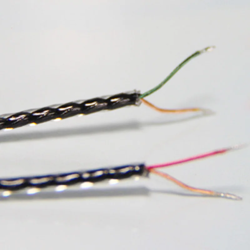 

3.5mm 3-Pole Jack DIY OFC Wire Core Earphone Cable Repair Replacement for Headphone