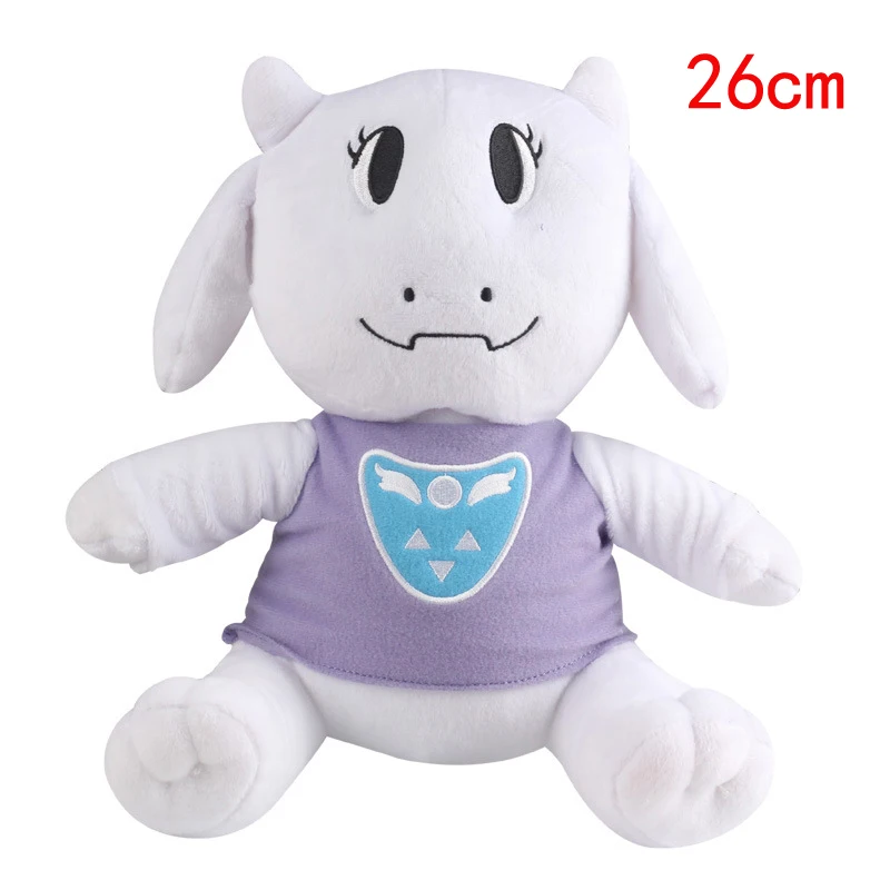 26cm Toriel 11 видов стилей Undertale плюшевая игрушка кукла 20-35 см Санс и папирус из сказок подземелья Frisk Chara Temmie плюшевые мягкие игрушки для детей детские подарки - Цвет: 26cm Toriel