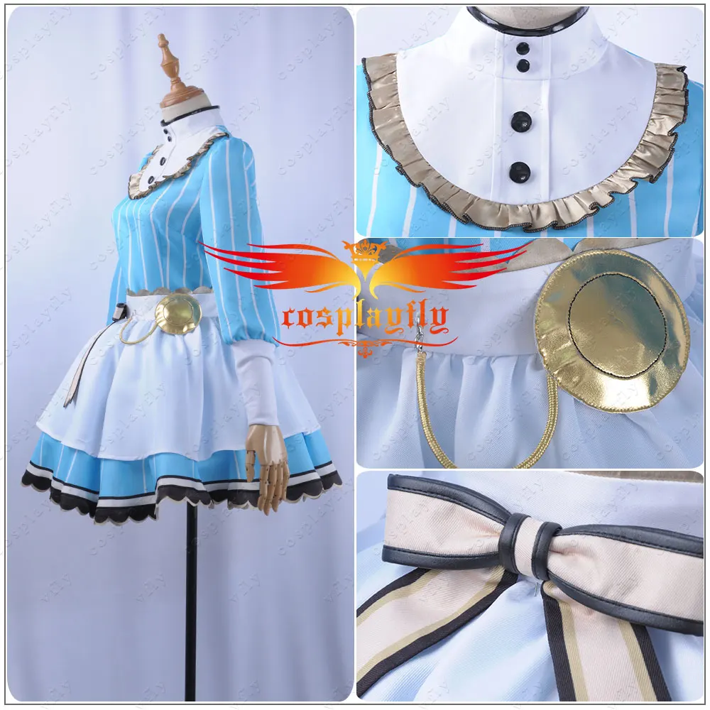 Аниме Love live вечерние чайные костюмы для косплея Ayase Eli костюм горничной синяя юбка