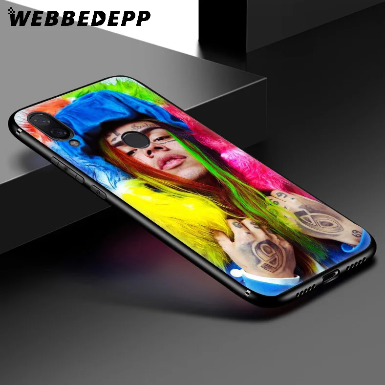 Мягкий чехол WEBBEDEPP 6ix9ine Tekashi для Xiaomi Redmi K20 7A 4A 4X5 5A 6 6A S2 Note 8 7 Pro Plus Prime |