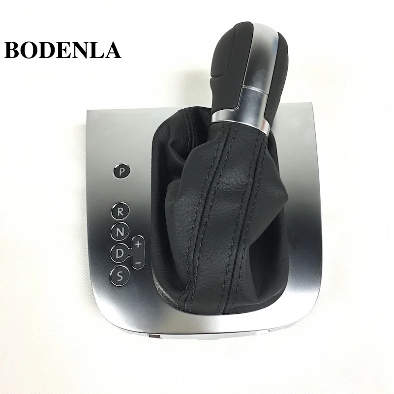 BODENLA кожа черная строчка на DSG рукоятка для рычага переключения передач крышка для Golf 6 MK6 GTI Jetta MK6 GLI