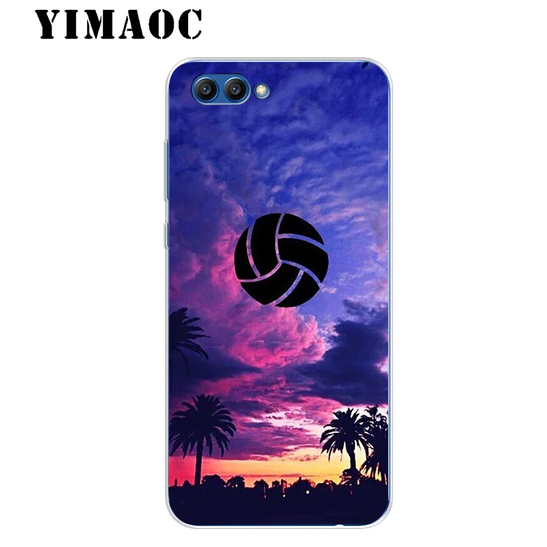 YIMAOC Volleyball Art Soft Case for Huawei Mate 30 20 P30 P20 P10 P9 P8 2015 2016 2017 P Smart Lite Pro |