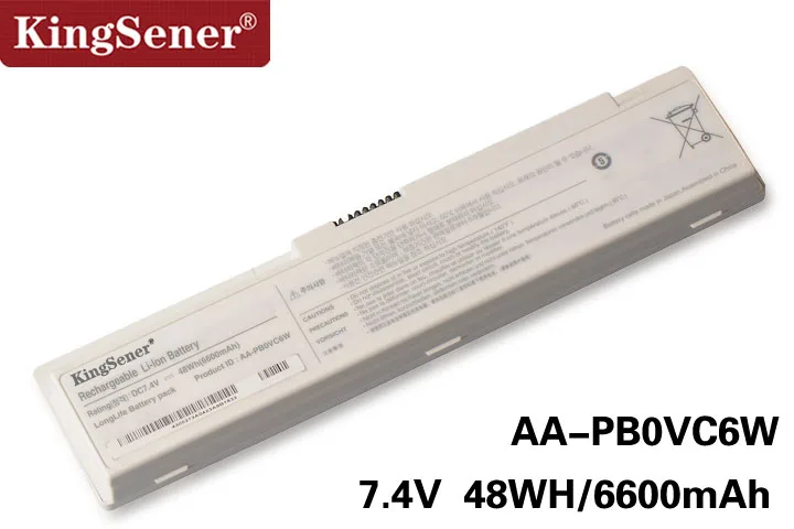 KingSener AA-PB0VC6S ноутбук Батарея для SAMSUNG N308 N310 N311 N315 NC310 X118 X120 X170 X171 AA-PB0VC6B AA-PB0VC6V 7,4 V 6600 мА-ч