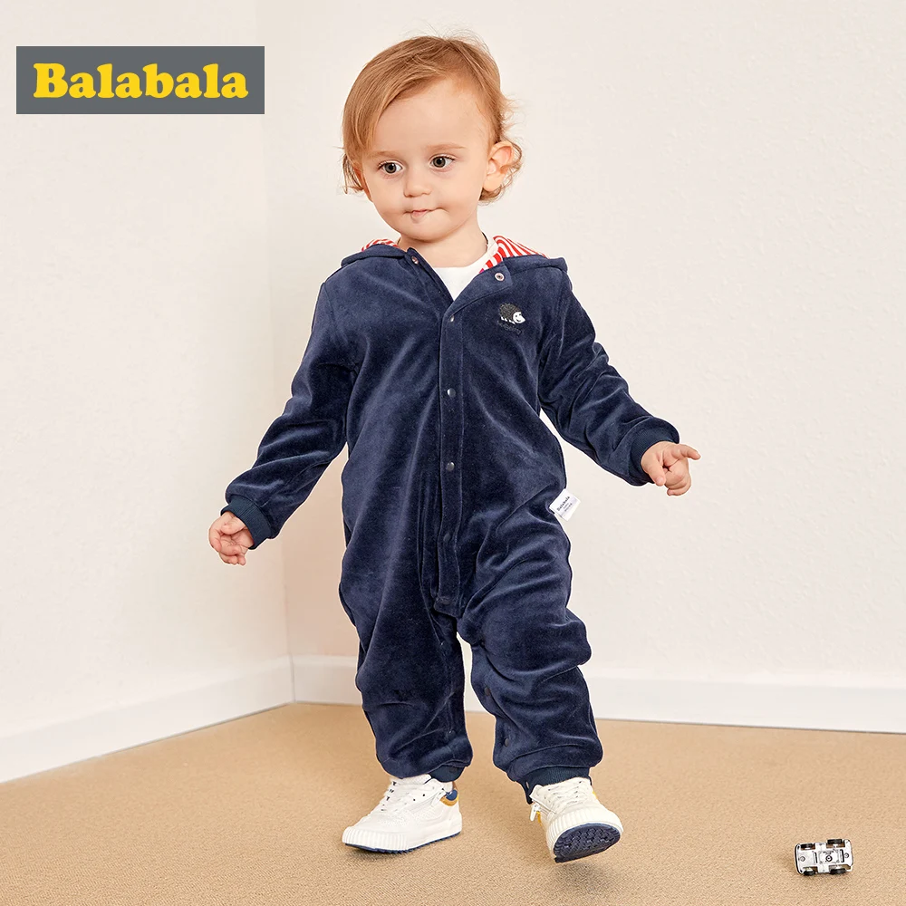 Balabala/2018 одежда для малышей Комбинезоны маленьких девочек bebes Верхняя мальчиков