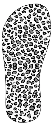 Newest custom black and white leopard printed pattern hot sale high quality flip flops for unisex allow wholesale retail | Обувь