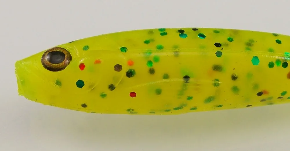 ESFISHING рыболовная приманка запах утиный плавник Shad 85 мм 6 шт. Мягкая искусственные