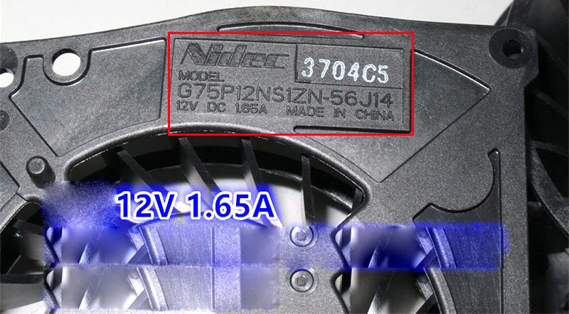 Новый турбокомпрессор Nidec 5 12 В рассеивающий тепловой вентилятор воздуходувка с