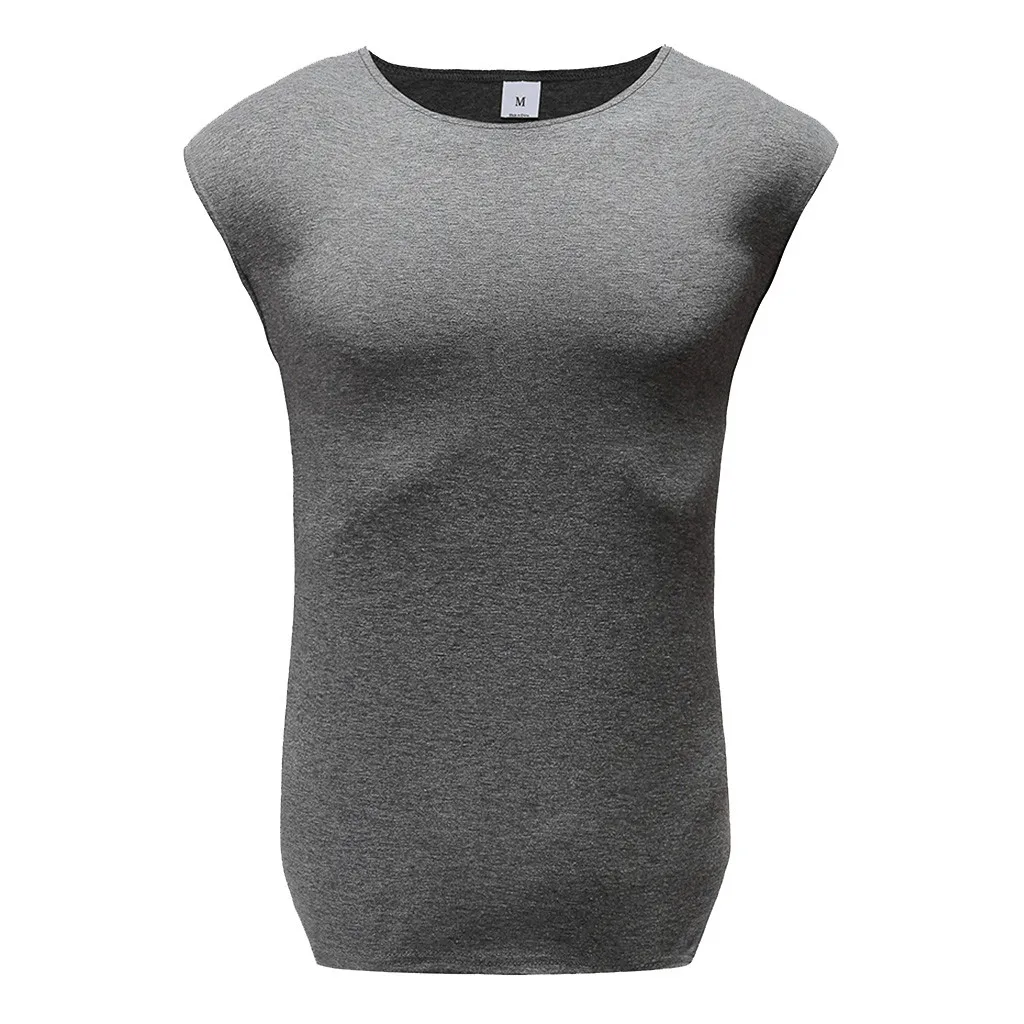 Мужская футболка Повседневная облегающая с коротким рукавом в темно-синюю и