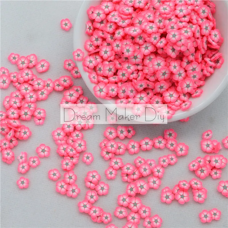 

100g/lot Polymer Hot Clay Sprinkles Flowers for Crafts Making, DIY Confetti