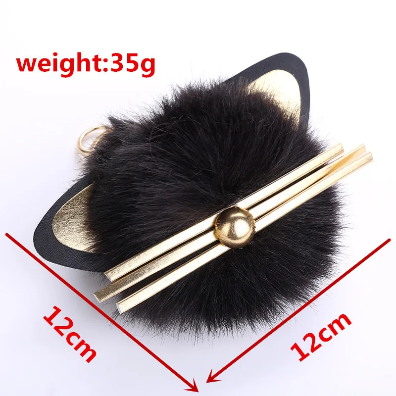 Милый ховой шарик автомобильный брелок с кошкой для женщин и мужчин подвеска