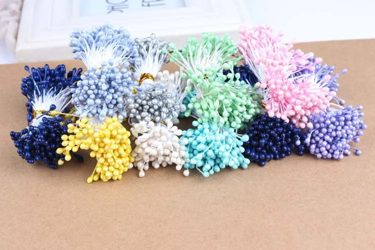 

Многоцветные 3 мм (500 шт./лот) жемчужные цветочные тычинки для DIY торта/Свадебные украшения Искусственные цветы ремесло