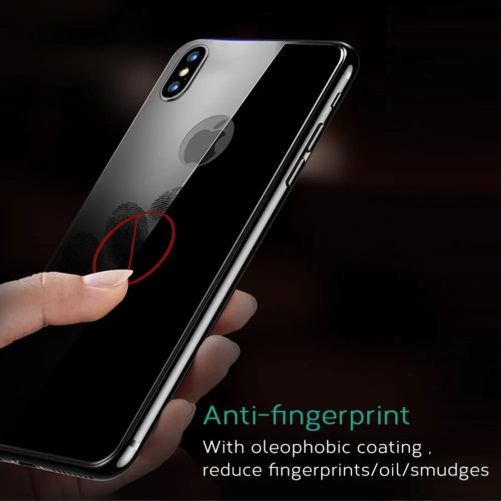 Настоящее 5D переднее + заднее закаленное стекло для iphone XS MAX XR 10X7 8 Plus 2 шт.