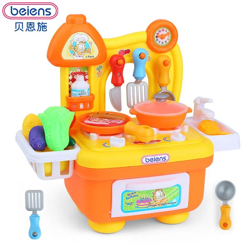 Beiens Пособия по кулинарии игрушка мини Кухня Игрушки для девочек Гарфилд