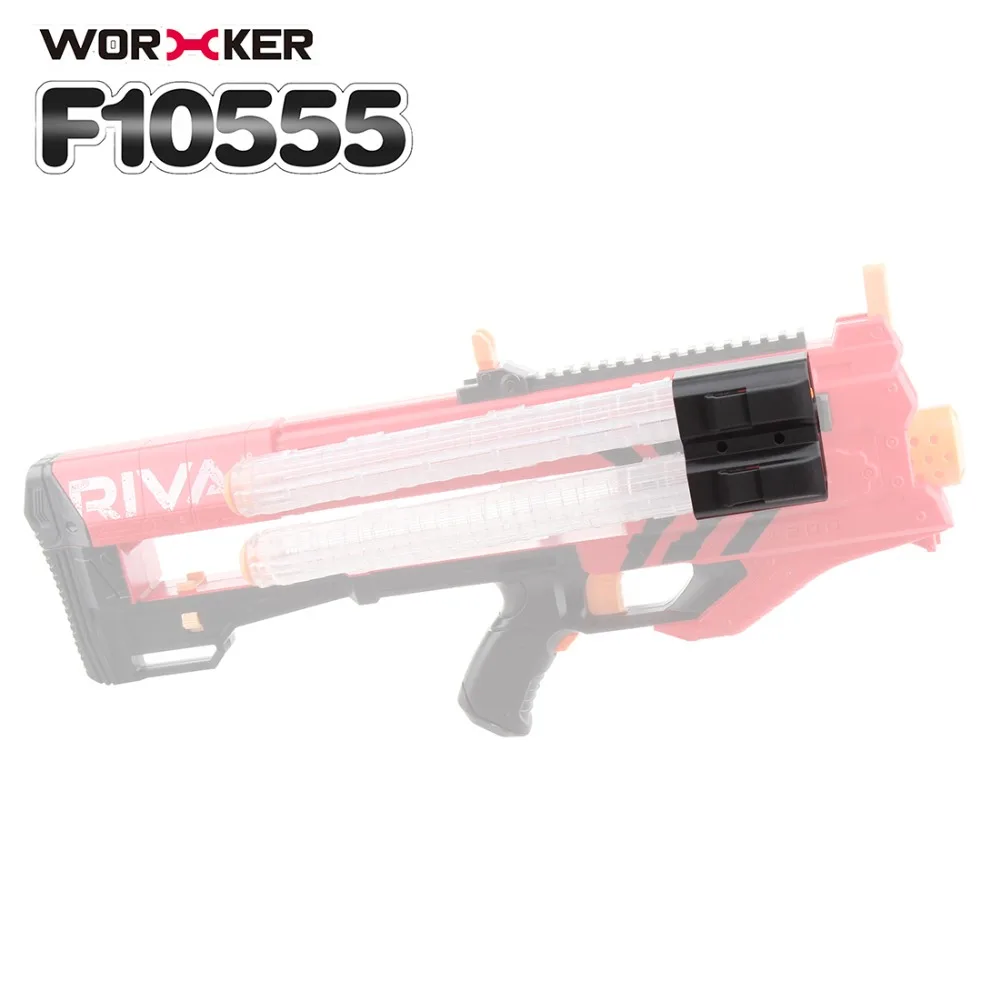 Обложка для магазина Worker f10555 No.202 Side Nerf Rival Zeus MXV 1200 Blaster черная|Игрушечное оружие| |