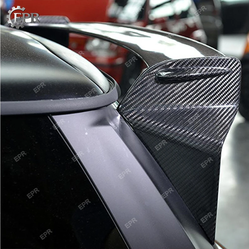Для Mini Cooper R56 Ver.2.11/2,12 Тип Карбон(с стекловолокном) JCW спойлер на крышу Mini Cooper R56 углеродное волокно верхнее крыло