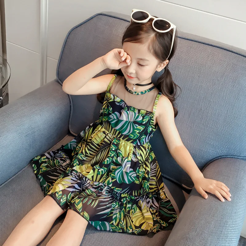 Платье для девочек AiLe Rabbit новинка 2018 детское летнее красивое платье принцессы XT395