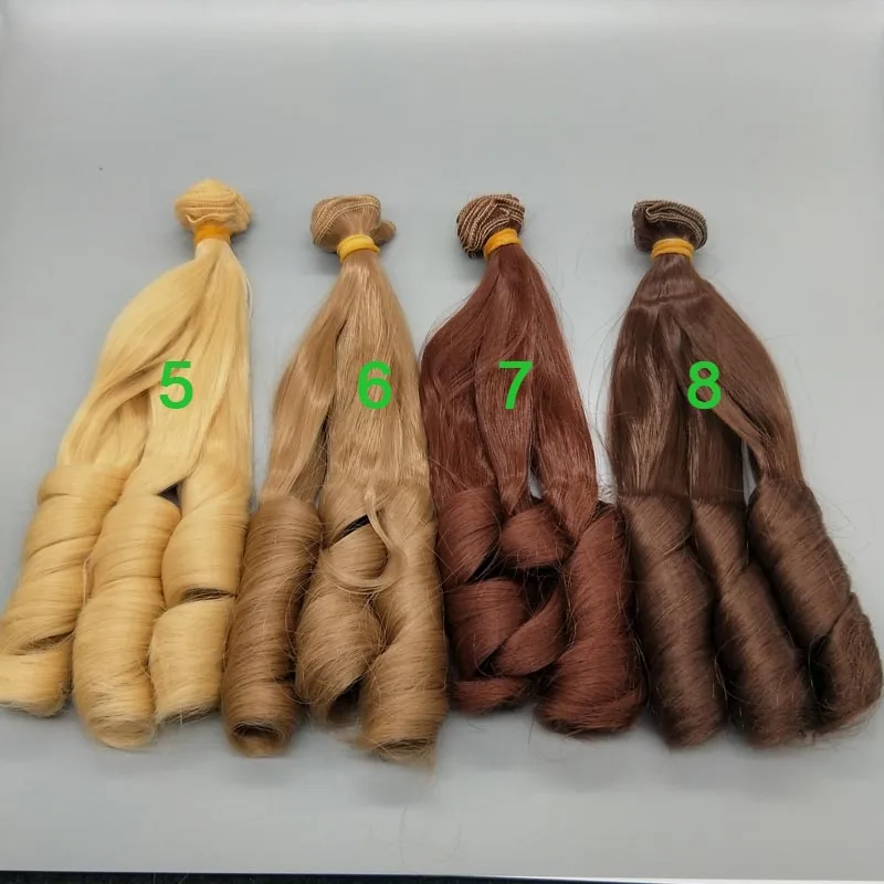 1 шт. DIY BJD парик волос 20 см синтетические волосы кукла для парика|Куклы| |