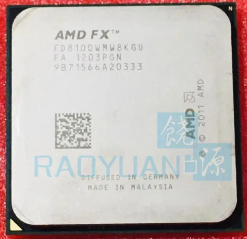 Процессор AMD FX серии FX-8100 FX 8100 2,8 ГГц Восьмиядерный процессор FX8100 FD8100WMW8KGU Socket AM3
