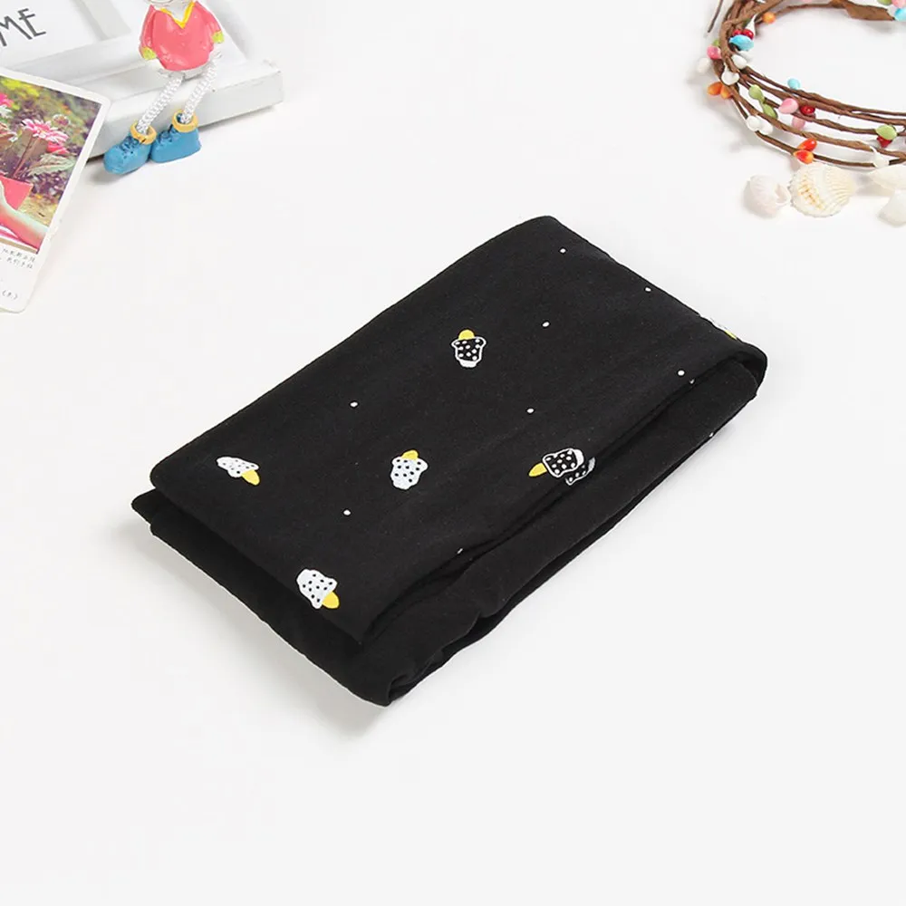 Оригинальные леггинсы для девочек детские эластичные с принтом весны лета и