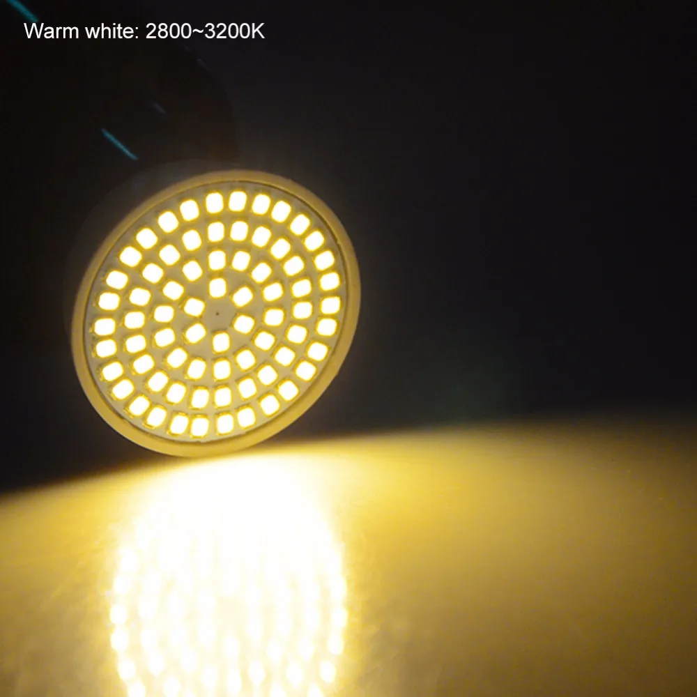 Светодиодный прожектор E27 4 Вт 6 8 220 В светодиодные лампы 2835SMD 54 светодиода 72