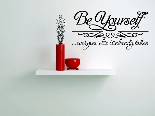 

Be Yourself Everyone Wall Sticker Quote Art Decal Vinyl Sticker Removable Decor