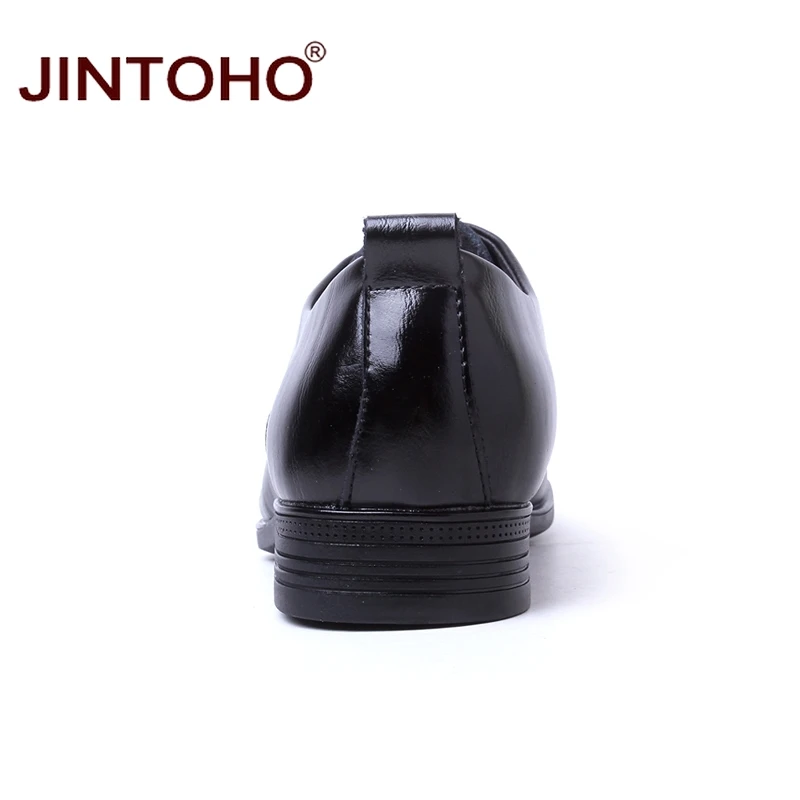 Мужская официальная обувь JINTOHO кожаные дизайнерские Мокасины большого