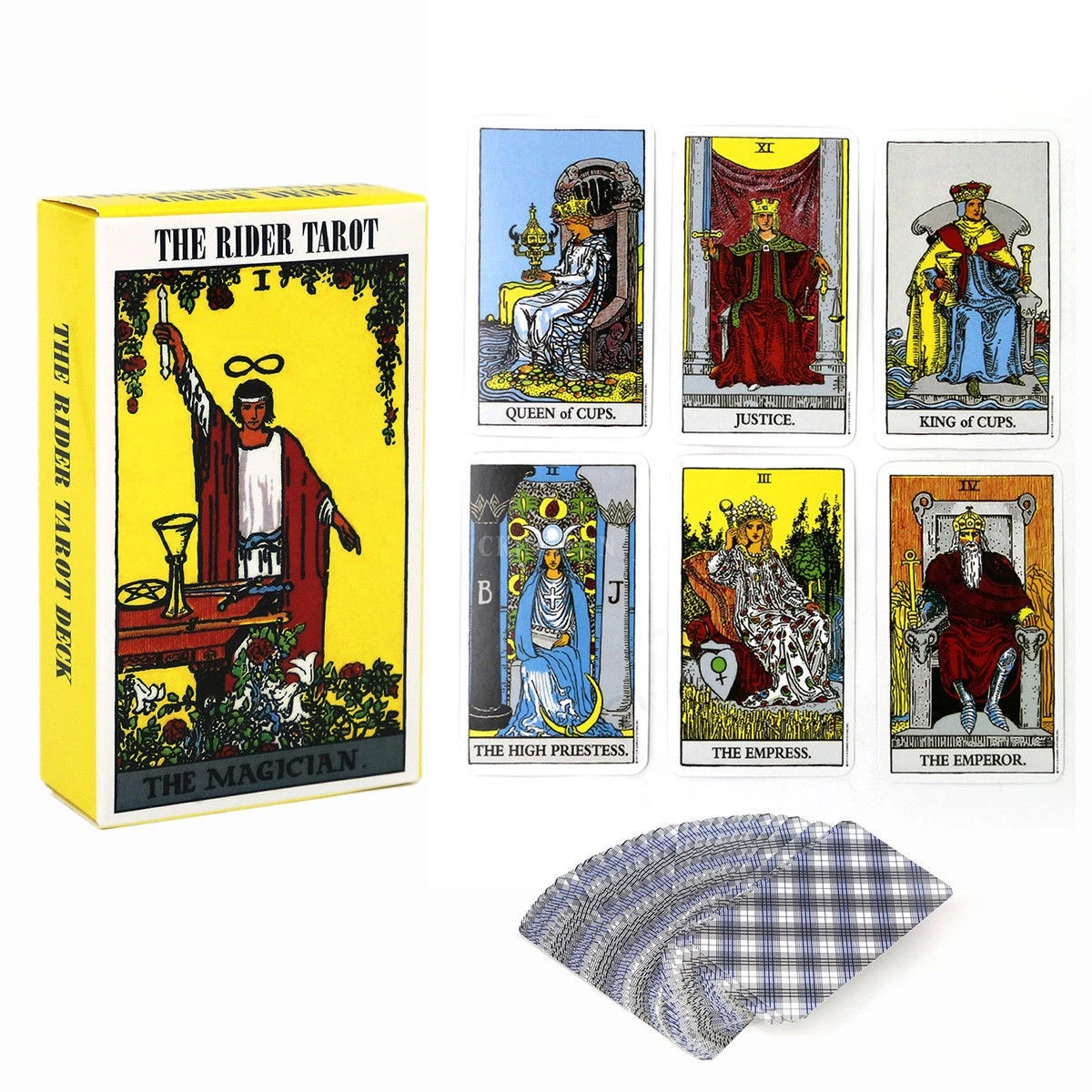 

50Sets 2018 Full English Radiant Rider Wait Tarot Cards Factory Made High Quality Smith Tarot Deck Board Game Cards