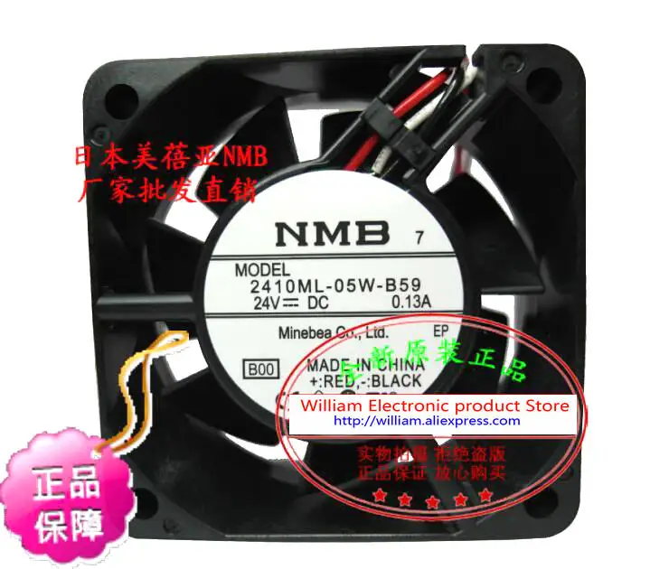 NMB 2410ML-05W-B59 DC24V 0.13A 60*25