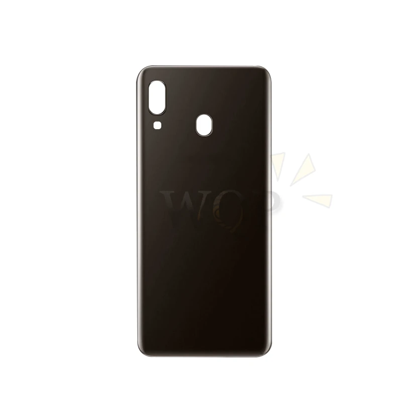Для SAMSUNG GalaxyA20 A205 A205F Задняя крышка батареи дверь задняя пластиковая мягкая Корпус