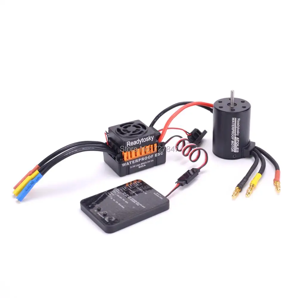 Новое обновление водостойкий 3650 4300KV бесщеточный двигатель на радиоуправлении +