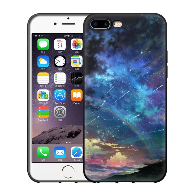 Мягкий силиконовый мультяшный чехол JURCHEN для телефона iPhone 6 iPhone6S iPhone7 iPhone8 iPhoneX S 7 8