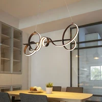 coffee finish length 790mm modern led pendant lights ac85 265v for dining kitchen room bar home deco pendant lamp fixtures