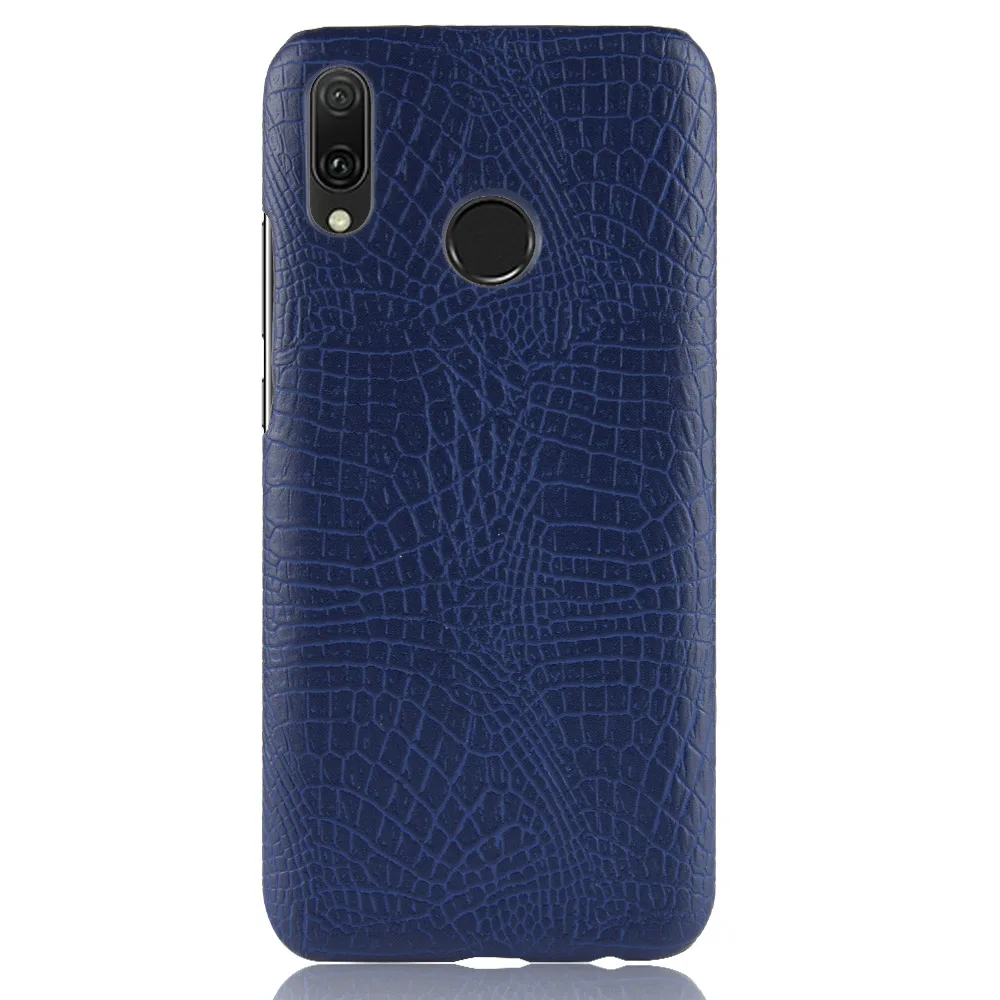 Чехол из искусственной кожи с узором для телефона Huawei Y 3 5 6 7 8 9 чехол крокодиловой