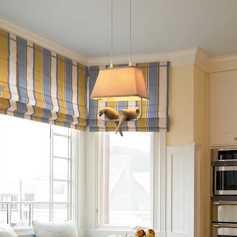 Светодиодный светильник в виде птицы Потолочная люстра декор для гостиной