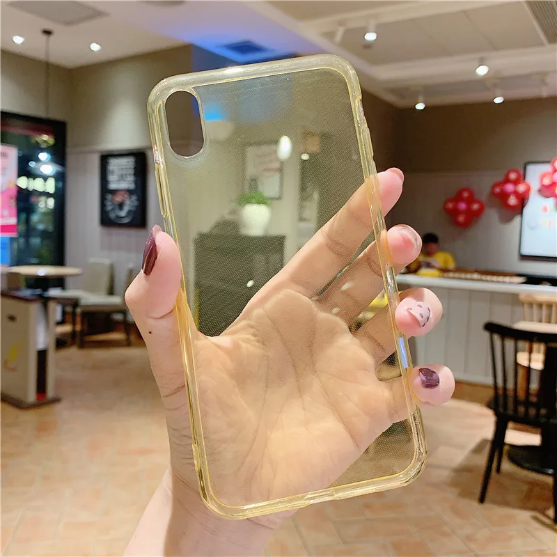 Прозрачный чехол без рамки для iphone 7 iPhone X XS Max XR 8 6 6S Plus задняя крышка прозрачные