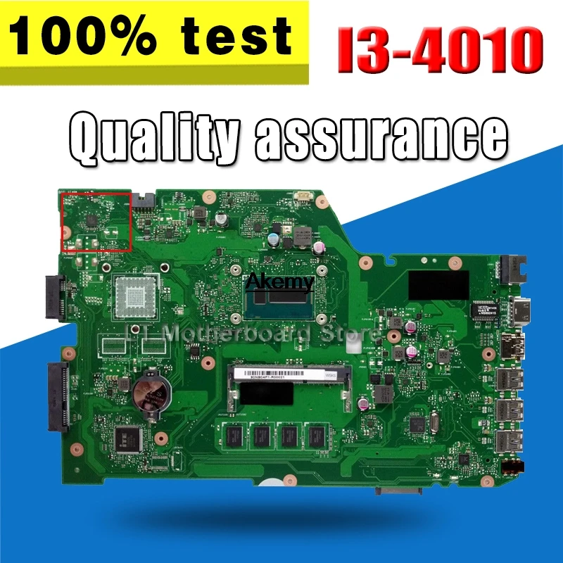 X751LA материнская плата I3 4010 4G память для For Asus X751L X751LD ноутбука плата|Материнские