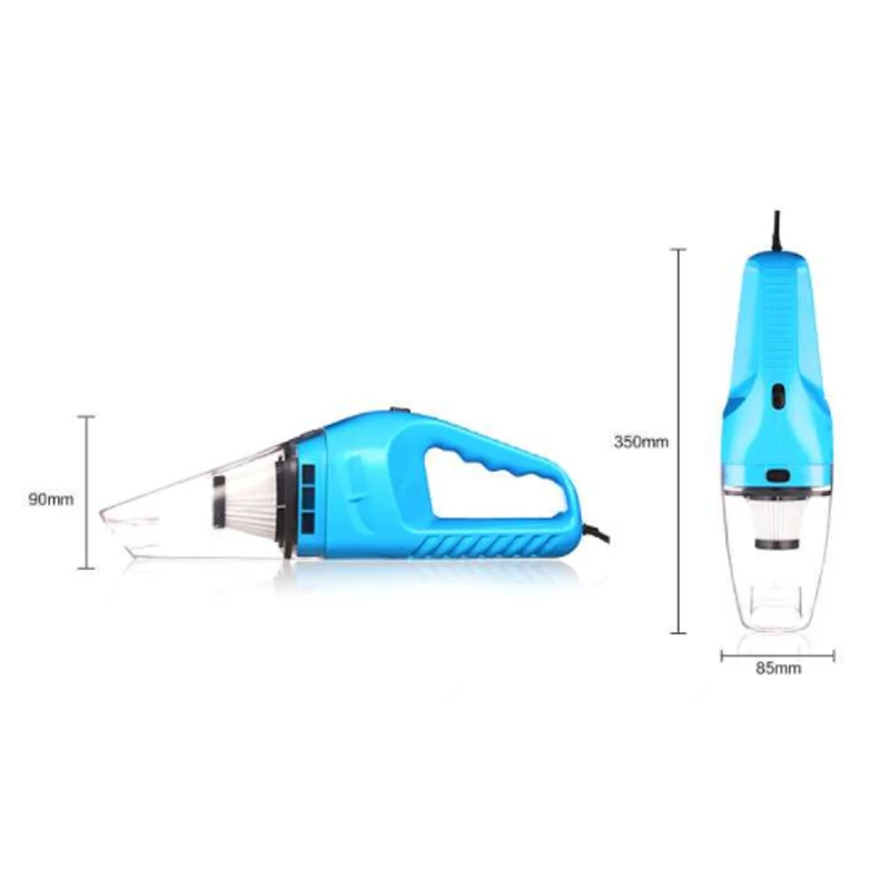 Car vacuum cleaner 120W HEPA Filter Wet and Dry Dual Use Handheld Mini Vacuum Super Suction Portable | Бытовая техника